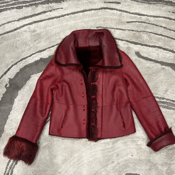 Viaveneto  Lamb  Sherling  reversible, stylish coat🔥 - Picture 10 of 16